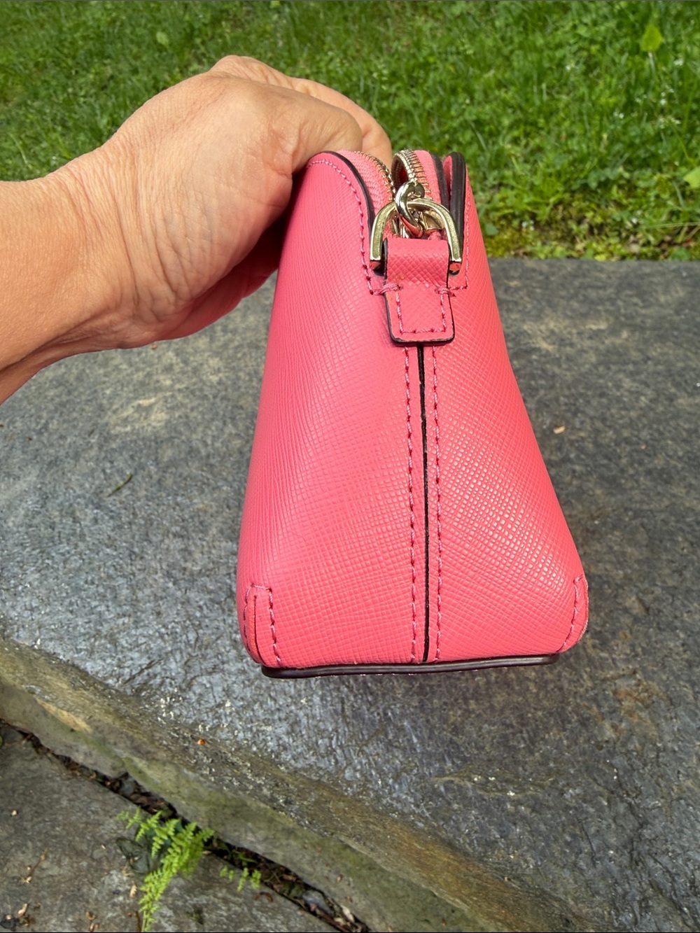 kate spade Pink Saffiano Dome Crossbody - Picture 4 of 16